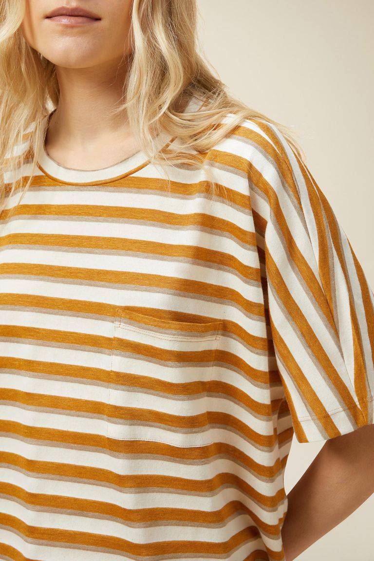 Pomandere T-shirt Con Taschino Sul Petto