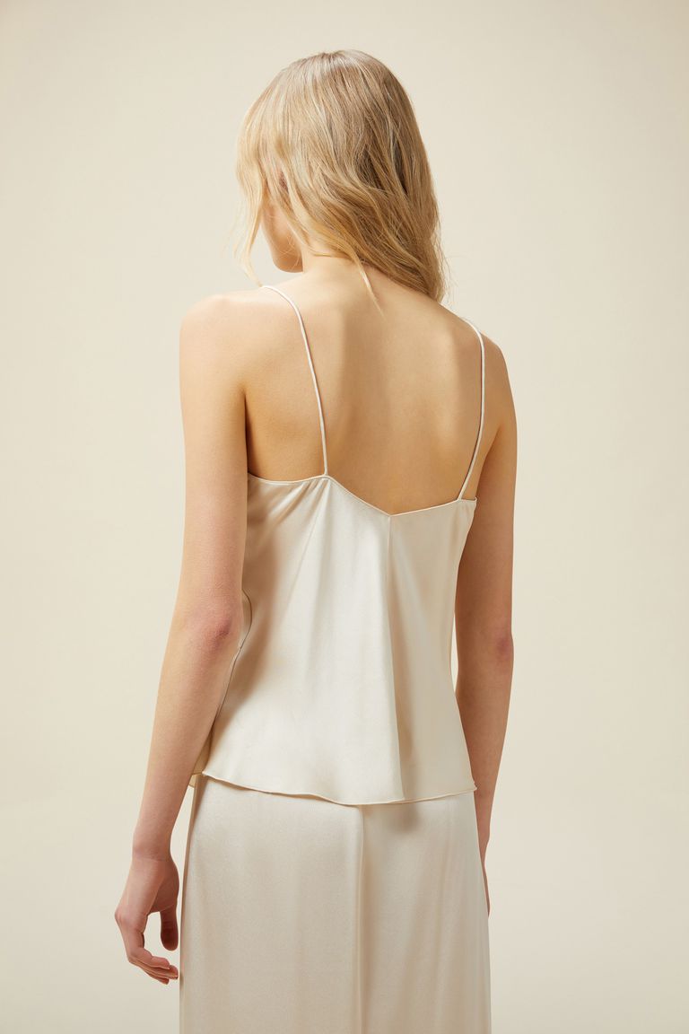 Pomandere Top Con Spalline Sottili