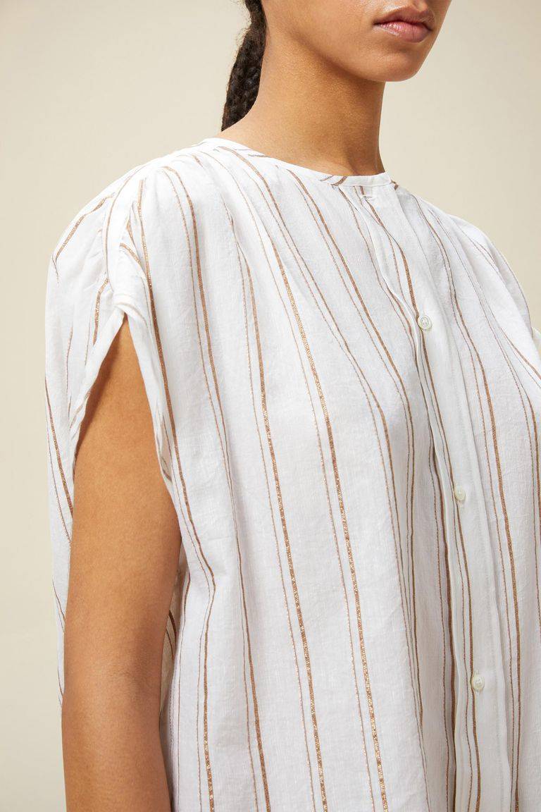 Pomandere Top Rigato Lurex