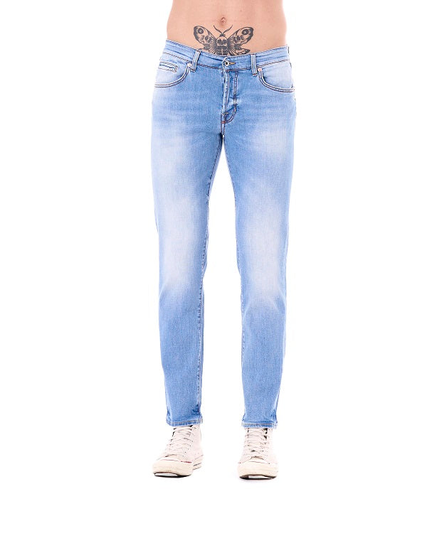 Pop84 Jeans 5 tasche modello Torino lavaggio chiaro