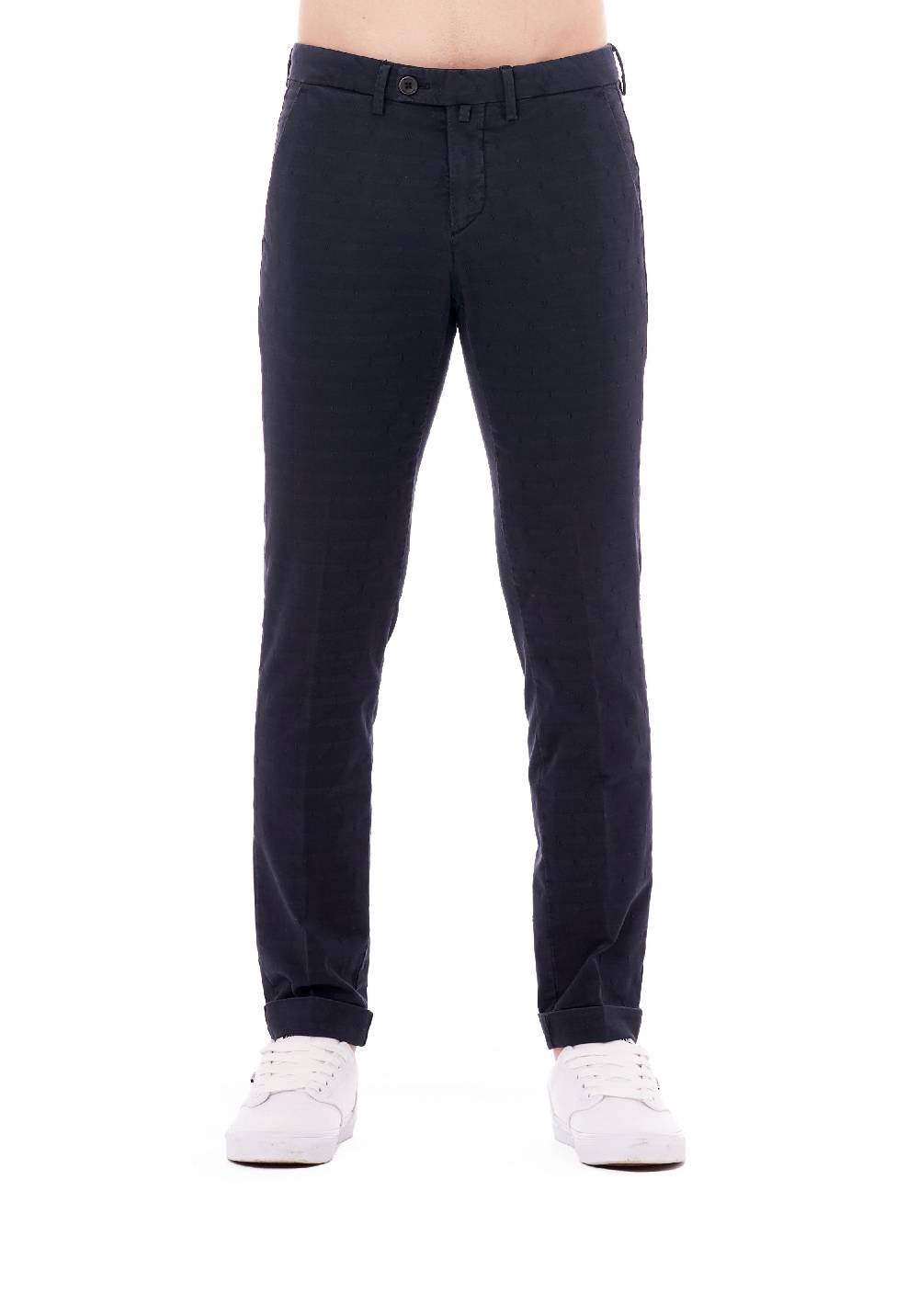Pop84 Pantalone chino con micro ricami modello Milano