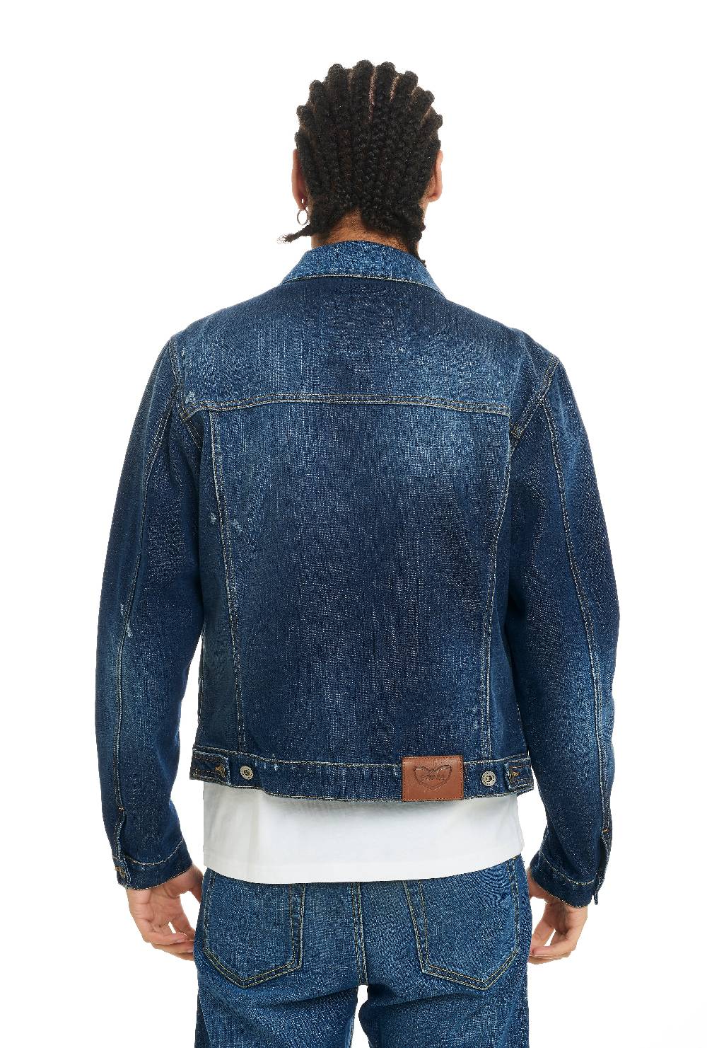 Pop84 Giubbino Jeans Lavaggio Medio