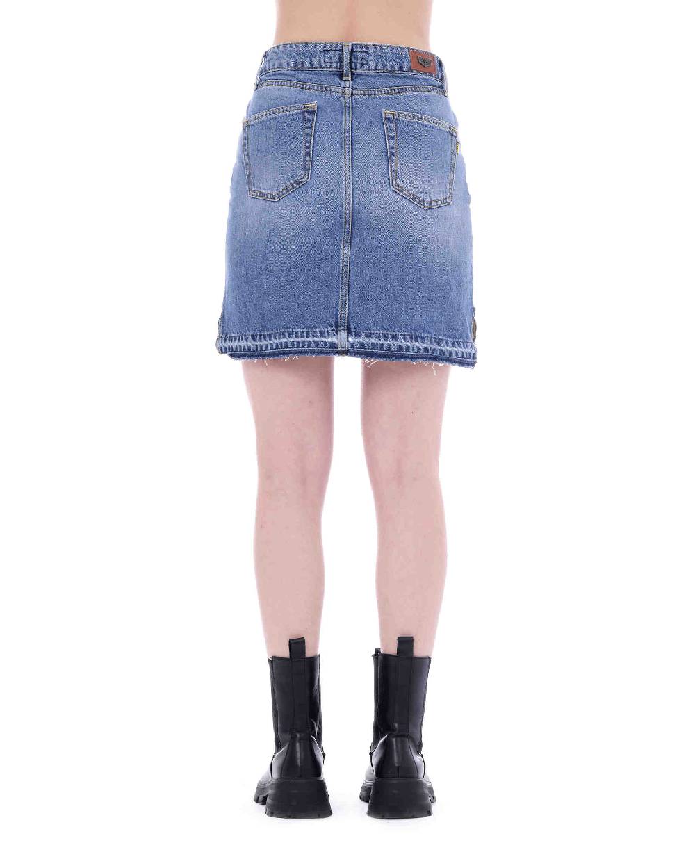 Pop84 Gonna Jeans Vita Alta