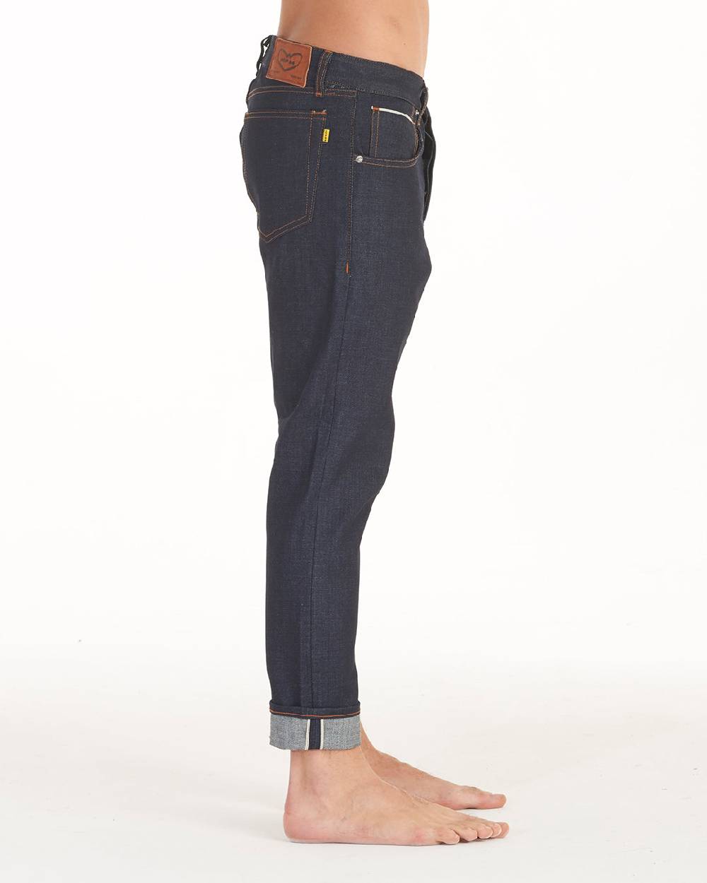 Pop84 Jeans CIMOSATO Non Lavato Tessuto Giapponese