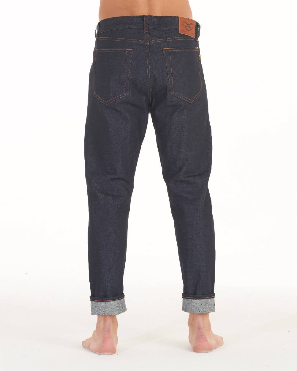 Pop84 Jeans CIMOSATO Non Lavato Tessuto Giapponese