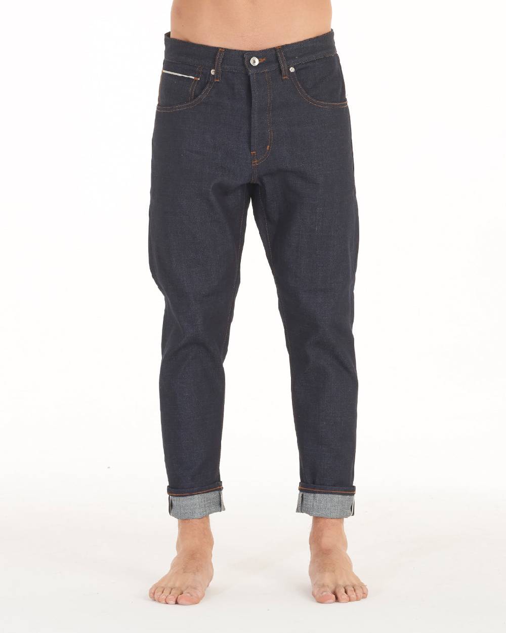 Pop84 Jeans CIMOSATO non lavato tessuto giapponese