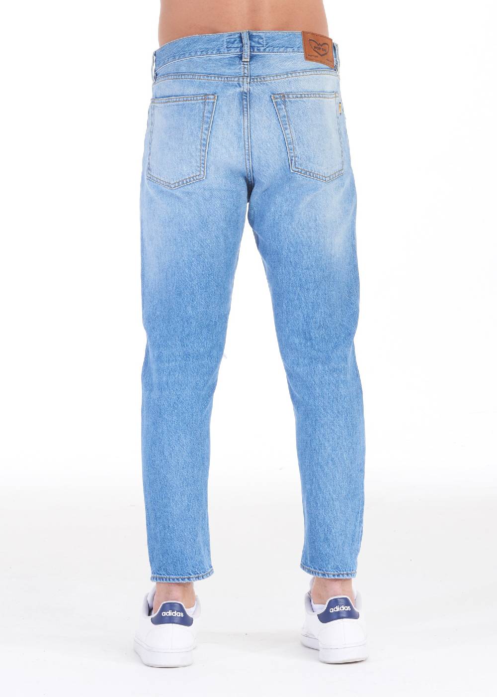 Pop84 Jeans Uomo 5 Tasche Over Fit Modello Andrew