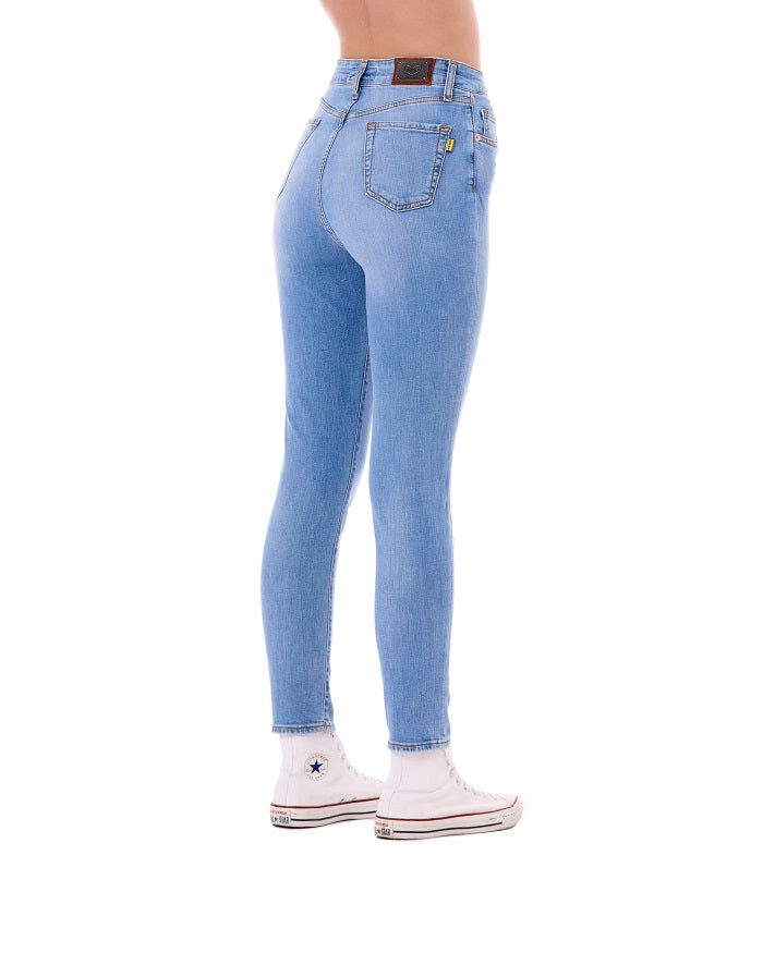 Pop84 Jeans Vita Alta Slim Fit Modello Niky