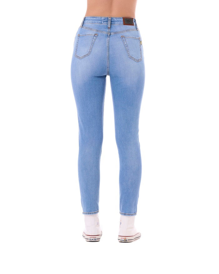 Pop84 Jeans Vita Alta Slim Fit Modello Niky