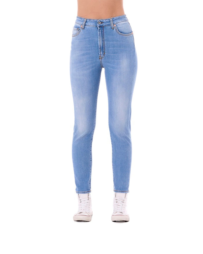 Pop84 Jeans vita alta slim fit modello Niky