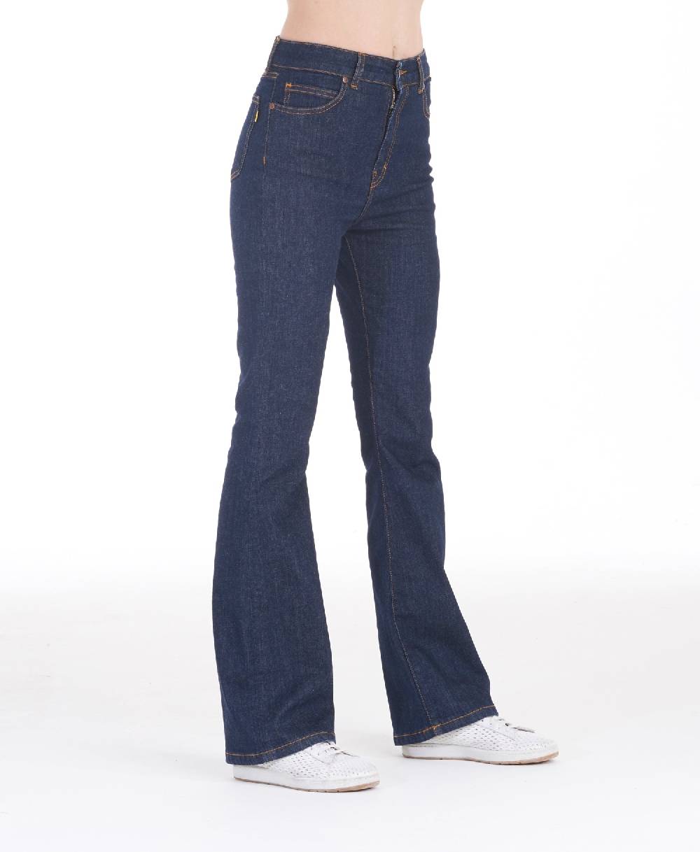 Pop84 Jeans Zampa Modello Francy Lavaggio Scuro