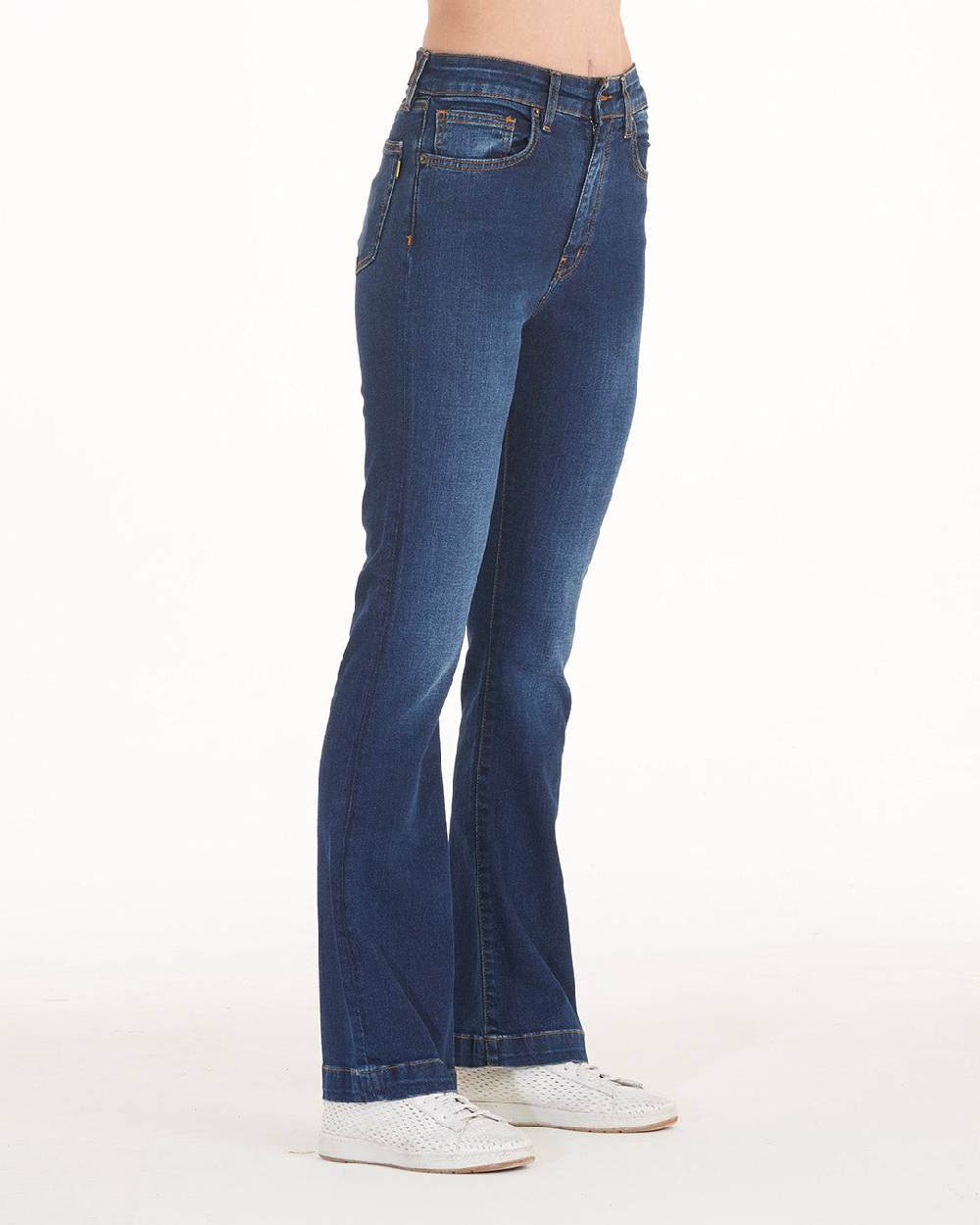 Pop84 Jeans Zampa Vita Alta Modello Francy