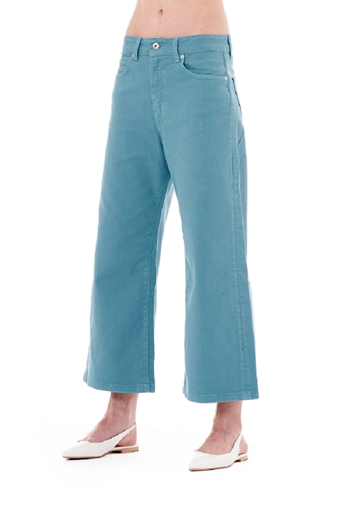 Pop84 Pantalone In Bull Denim Over Fit