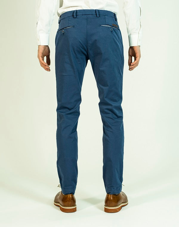 Pop84 Pantalone Slim Fit Modello Milano