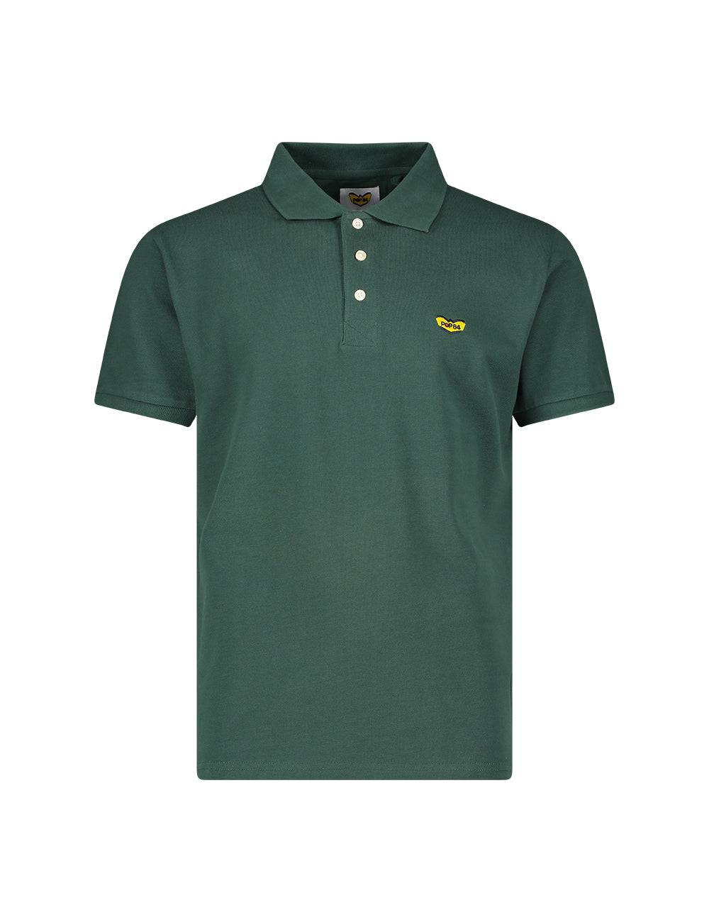 Pop84 Polo Basica Con Logo POP84 Ricamato