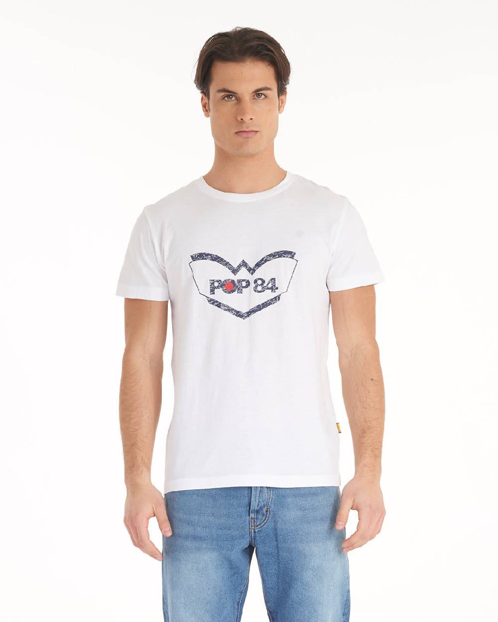 Pop84 T-shirt Logo Gommato POP84