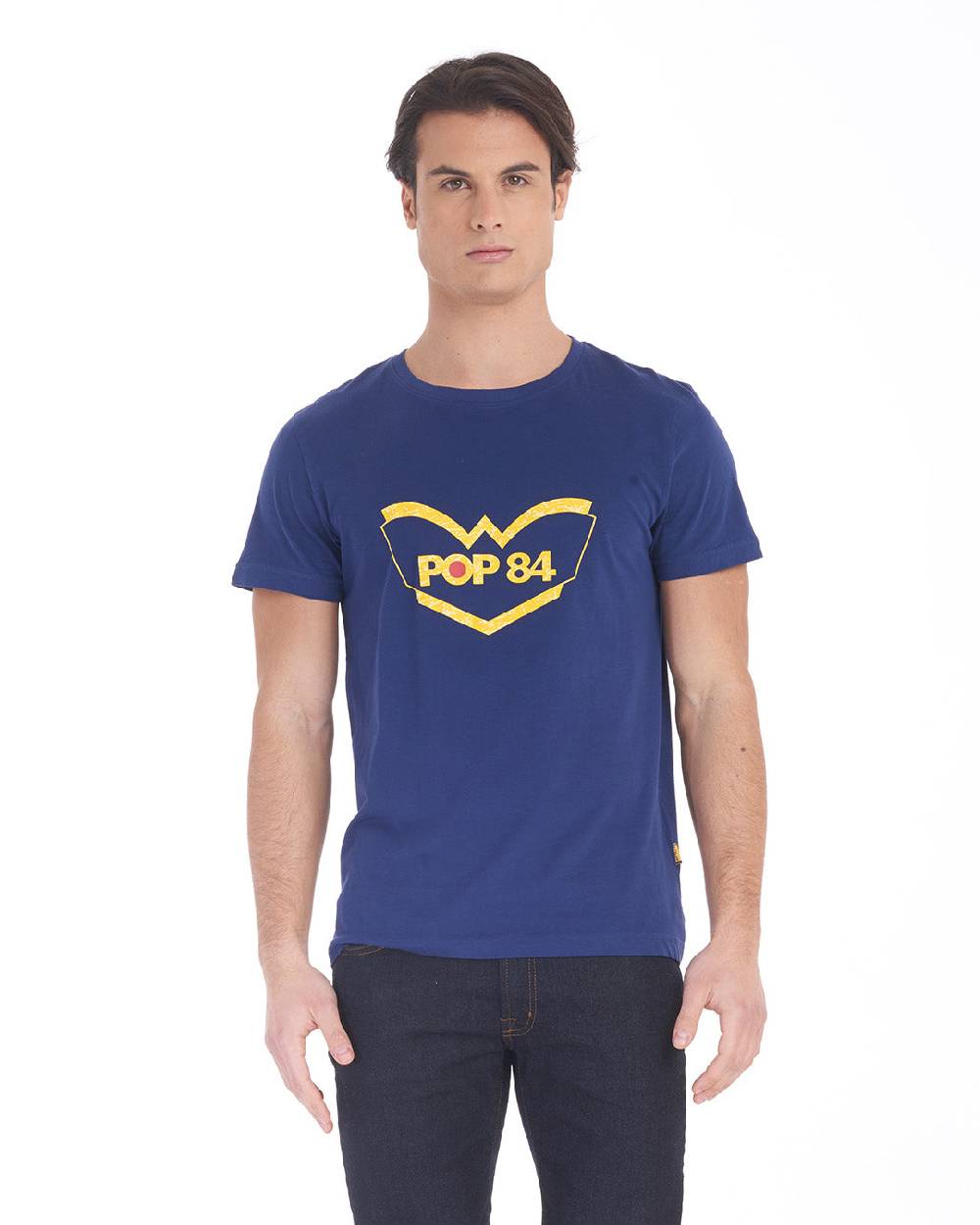 Pop84 T-shirt Logo Gommato POP84