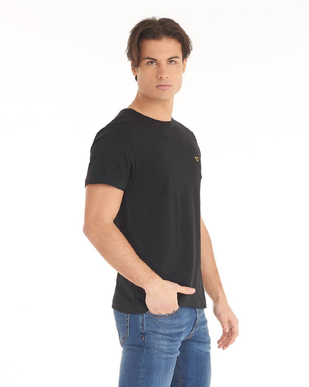 Pop84 T-shirt Logo Piccolo Gommato POP84