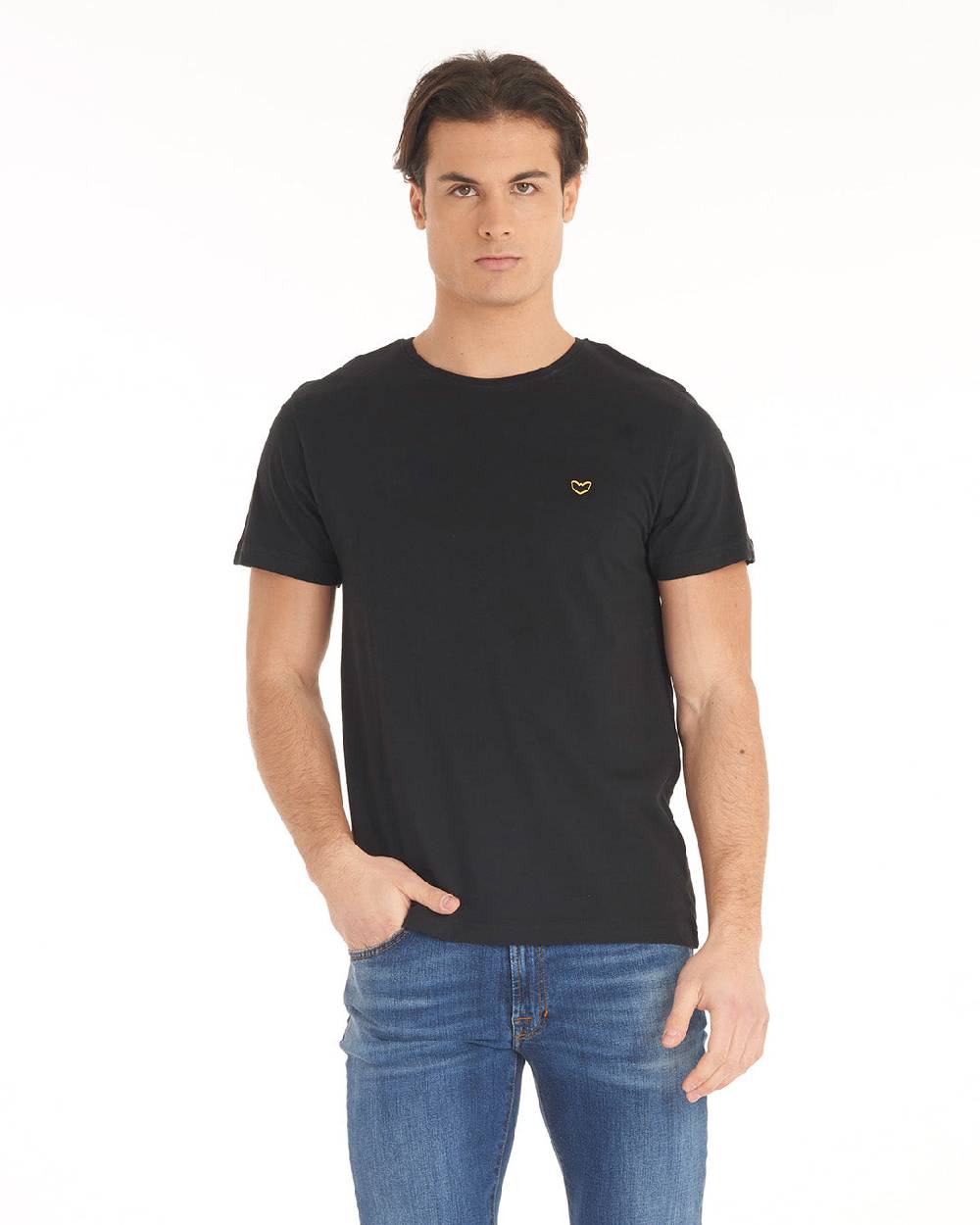 Pop84 T-shirt Logo Piccolo Gommato POP84