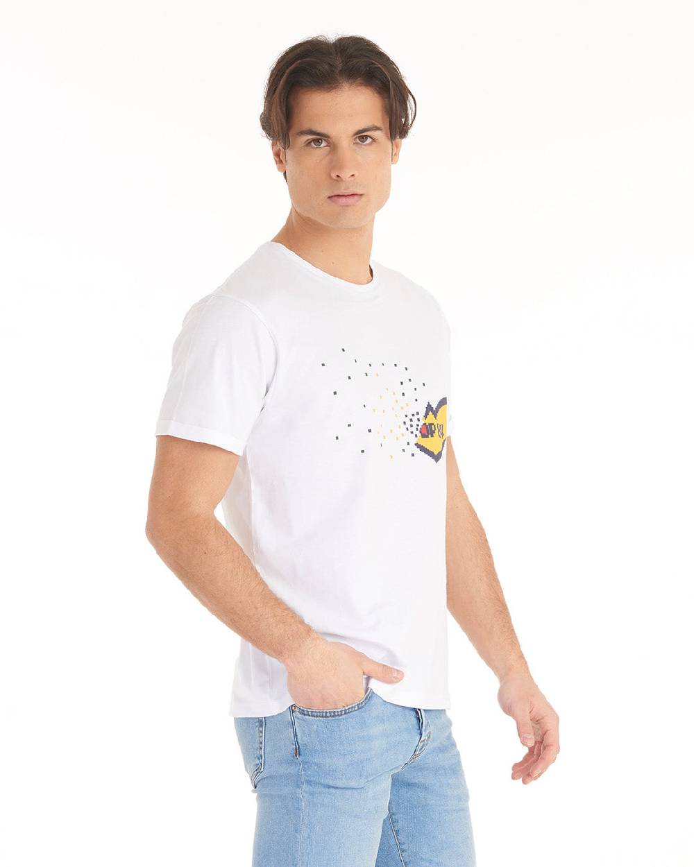 Pop84 T-shirt Logo Pixel POP84