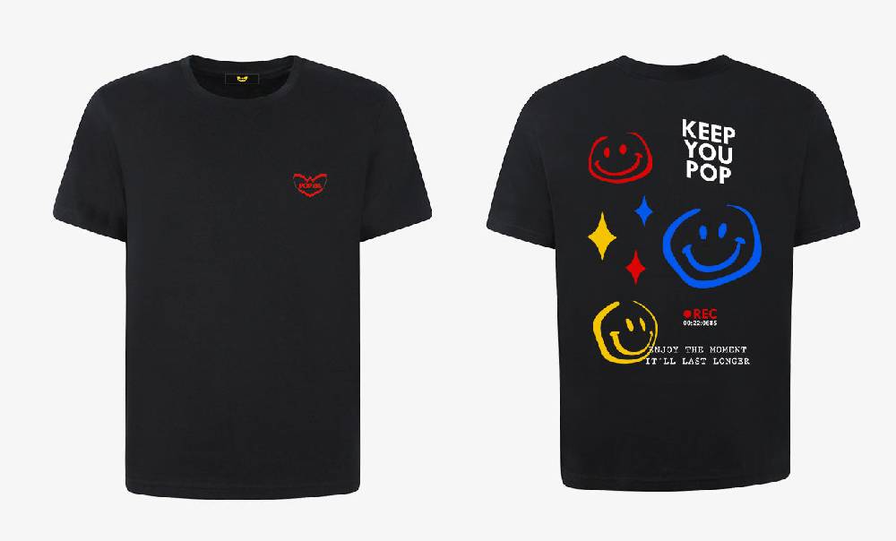 Pop84 T-shirt POP84 'Keep You Pop'