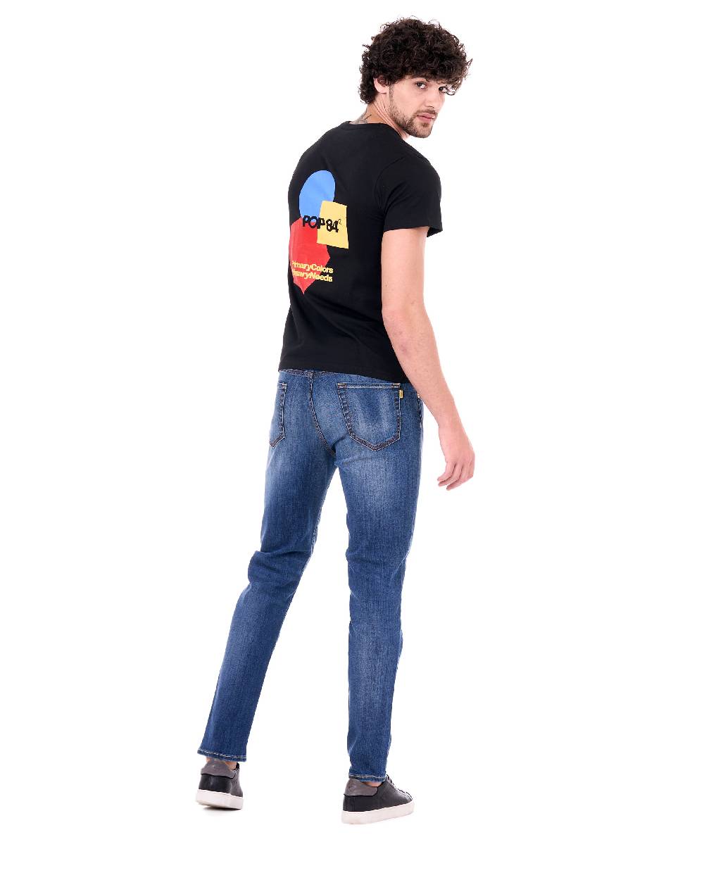 Pop84 T-shirt POP84 'Primary Colors Primary Needs'