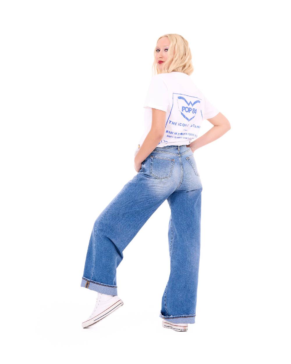 Pop84 T-shirt POP84 'The Icon Of Jeans'