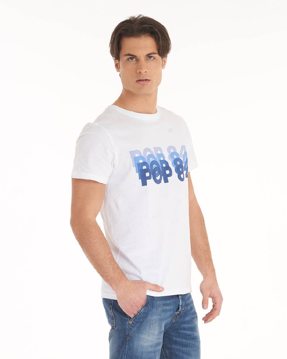 Pop84 T-shirt Scritta POP84