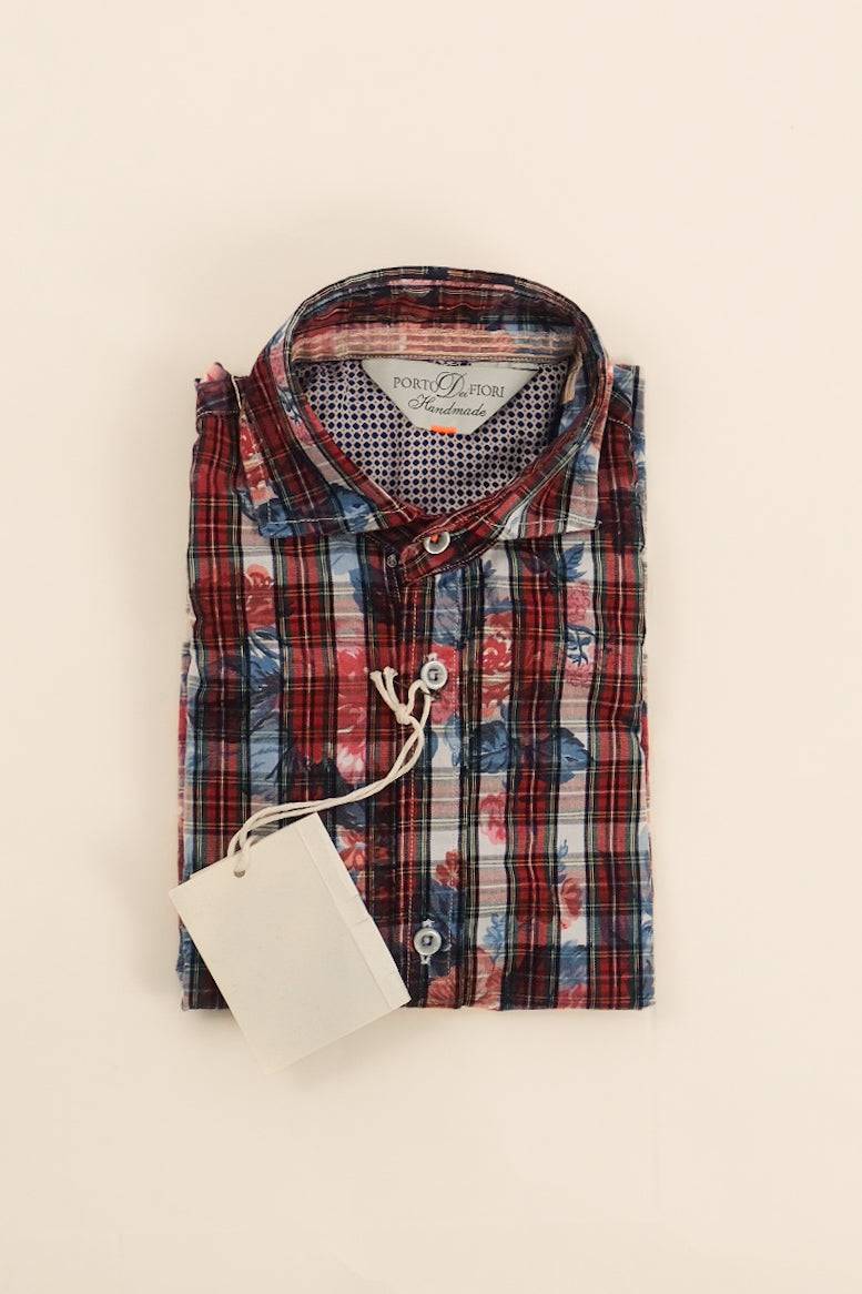 Portofiori CAMICIA BAMBINO COTONE FANTASIA