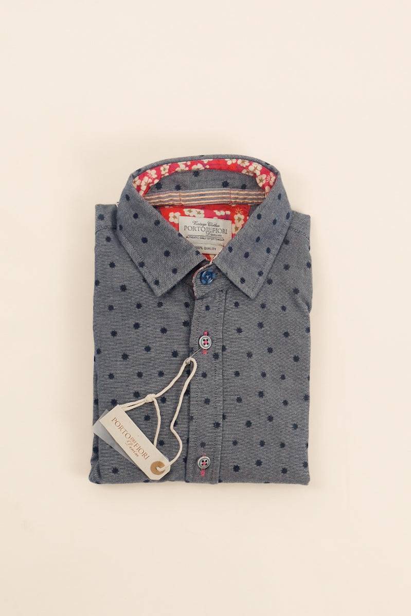 Portofiori CAMICIA BAMBINO COTONE FANTASIA