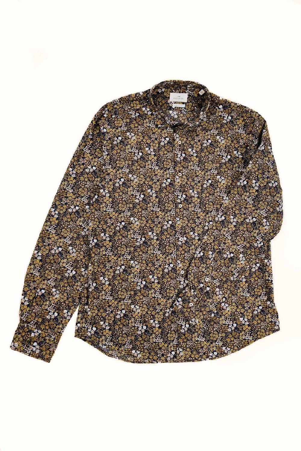 Portofiori CAMICIA COTONE STAMPATA FIORI