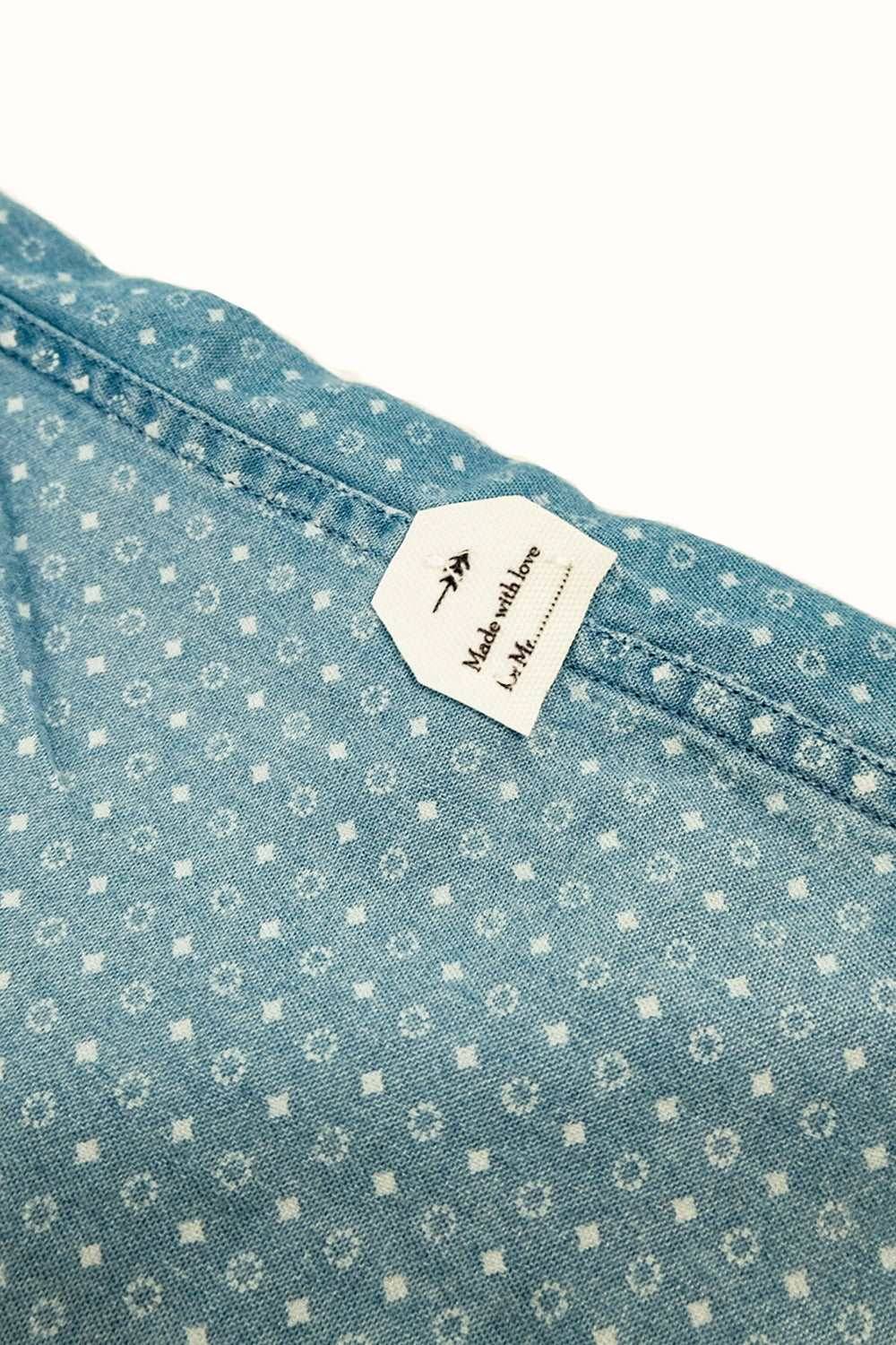 Portofiori CAMICIA DENIM STAMPATA