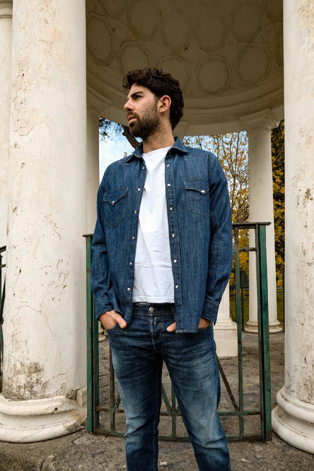 Portofiori CAMICIA DENIM TEXANA