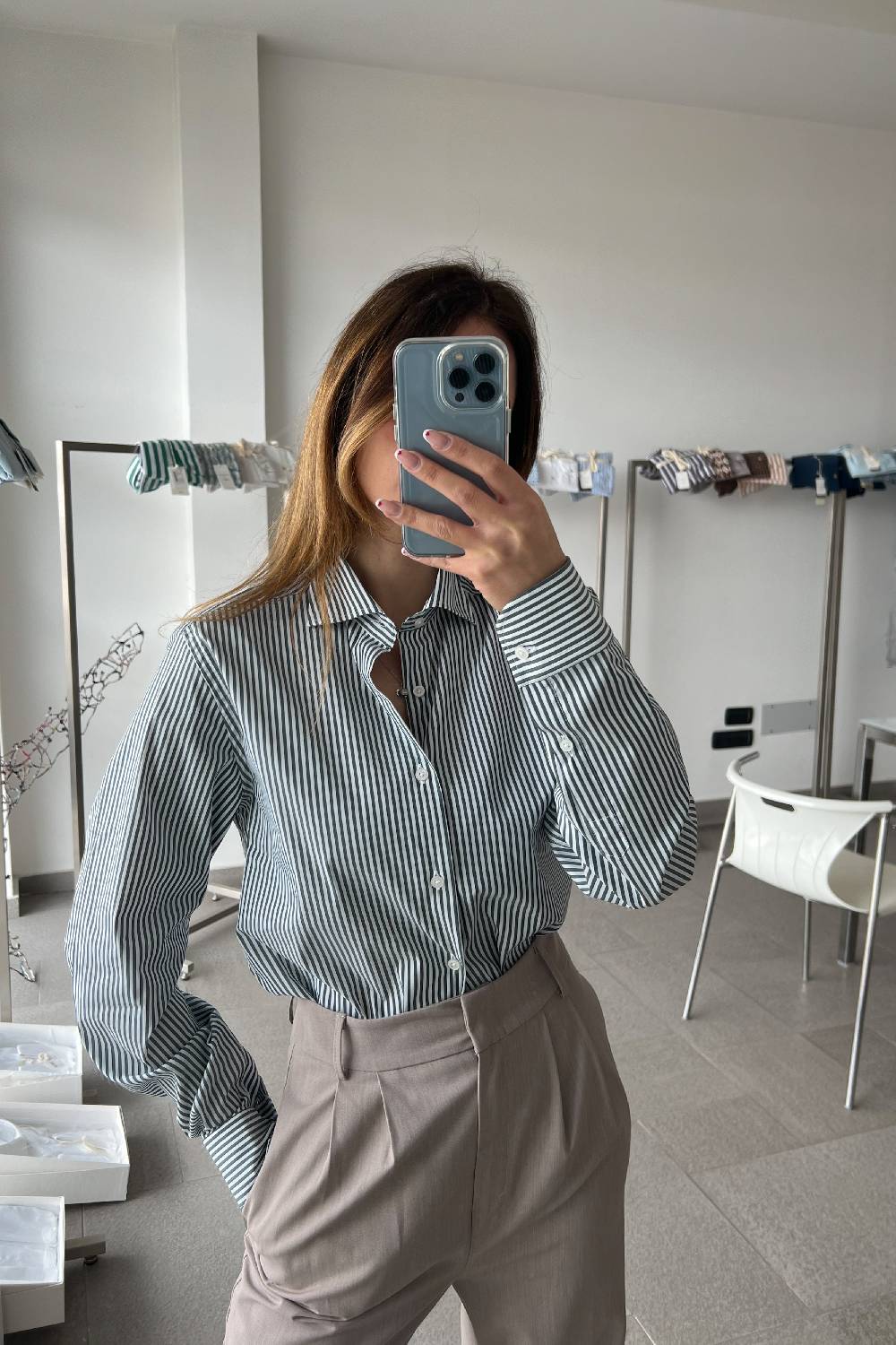 Portofiori CAMICIA FANTASIA COTONE