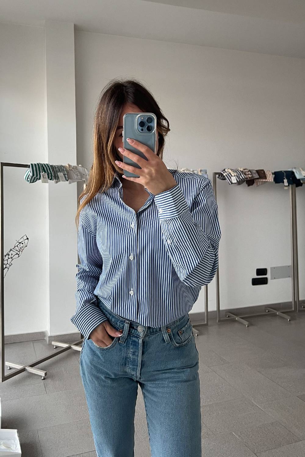 Portofiori CAMICIA FANTASIA COTONE