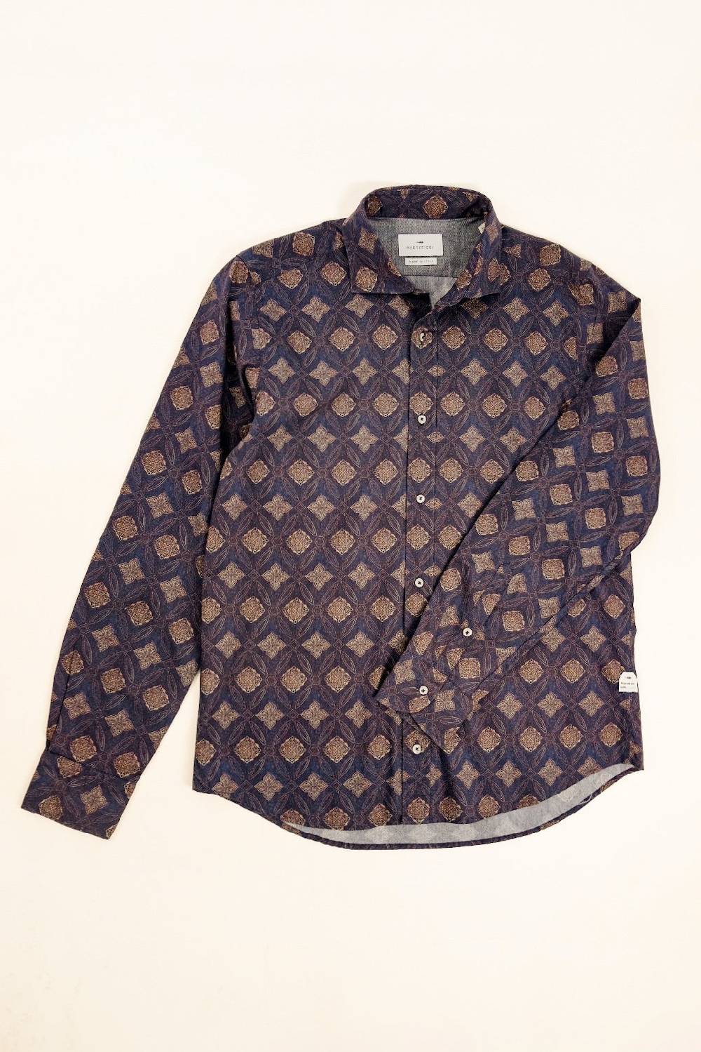 Portofiori CAMICIA FANTASIA COTONE