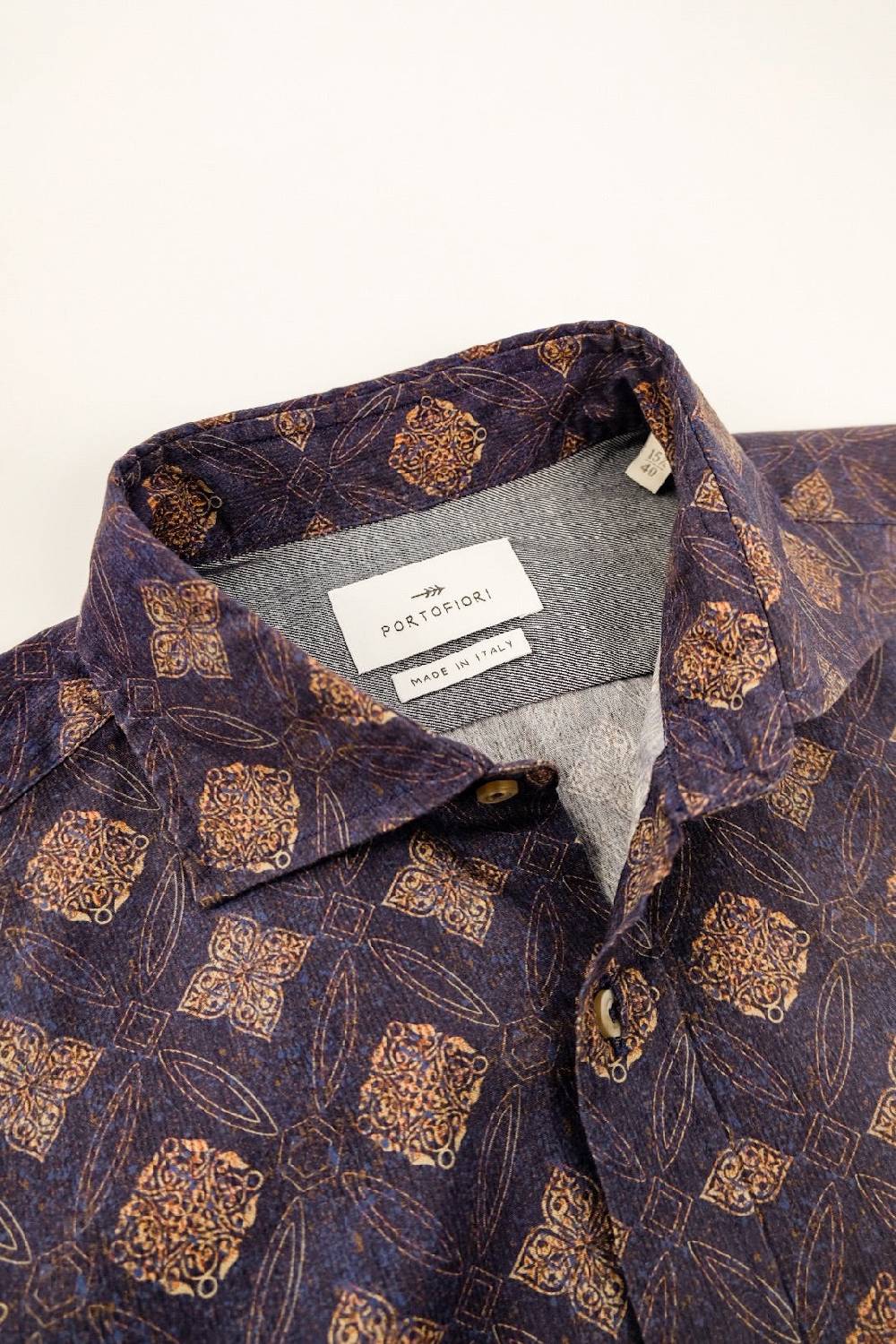 Portofiori CAMICIA FANTASIA COTONE