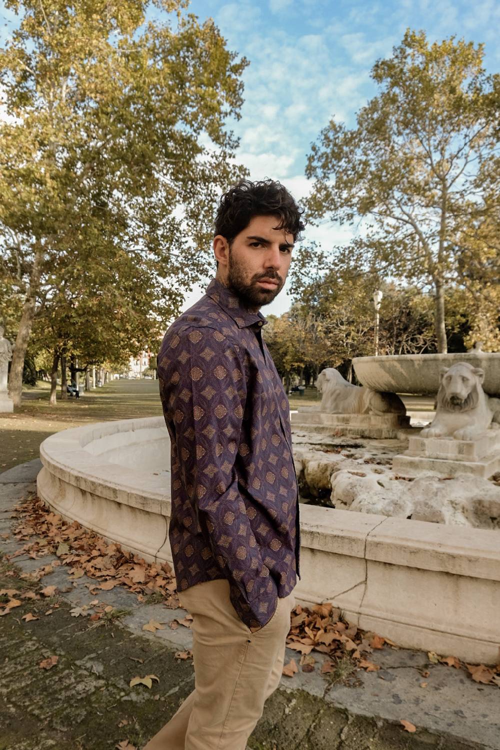 Portofiori CAMICIA FANTASIA COTONE