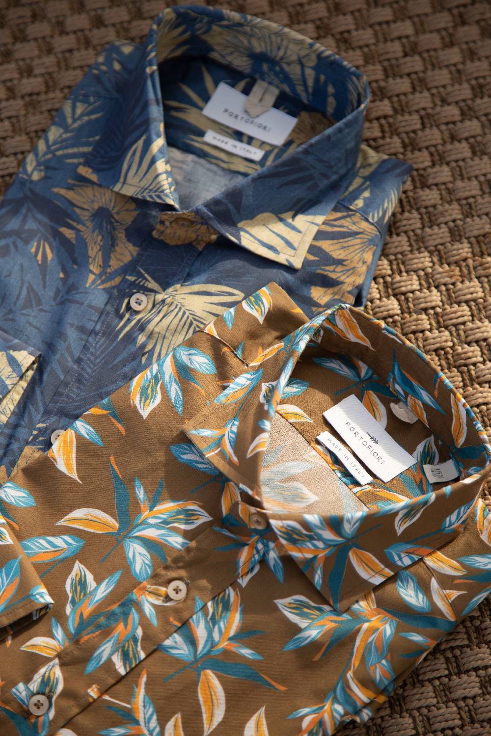 Portofiori CAMICIA FANTASIA COTONE