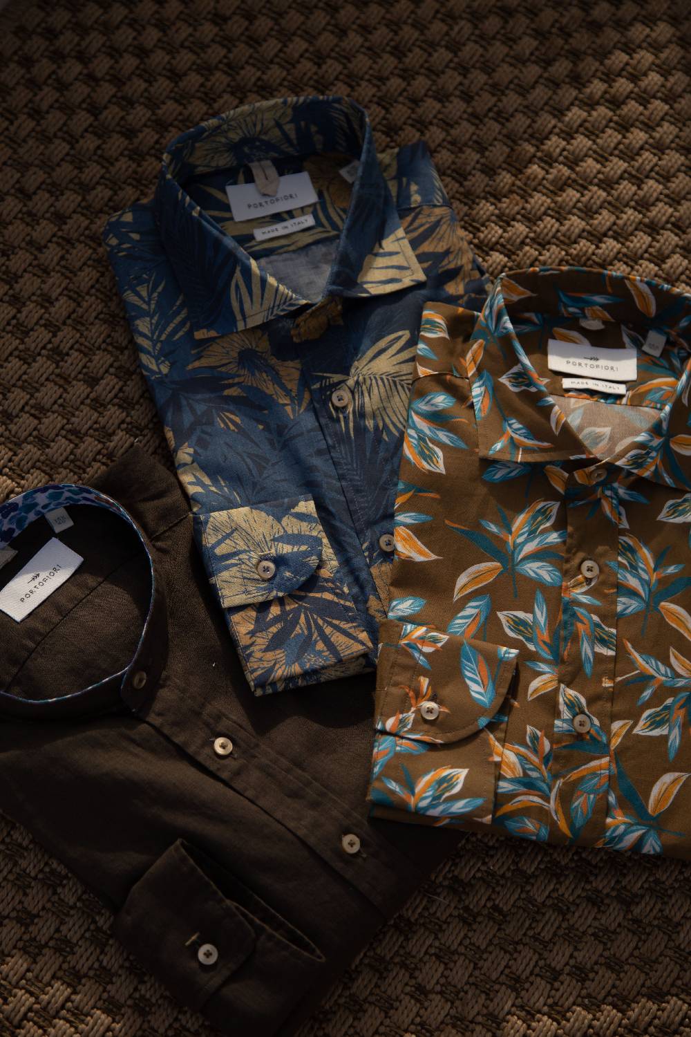 Portofiori CAMICIA FANTASIA COTONE