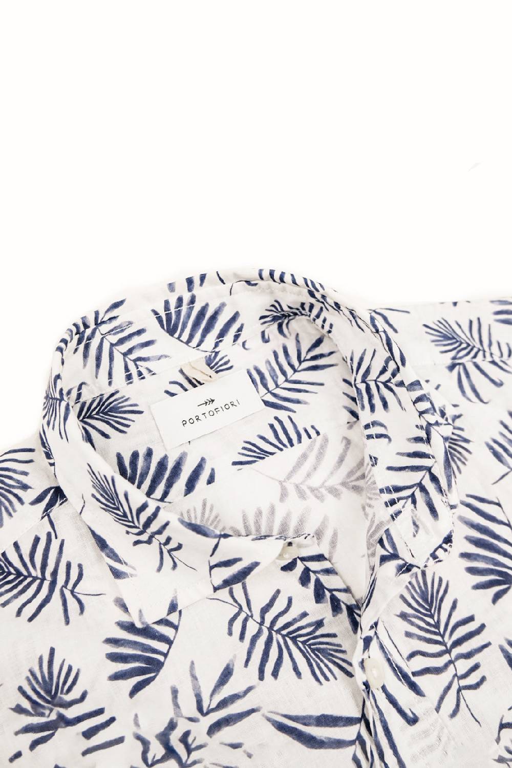 Portofiori CAMICIA FANTASIA MISTO LINO