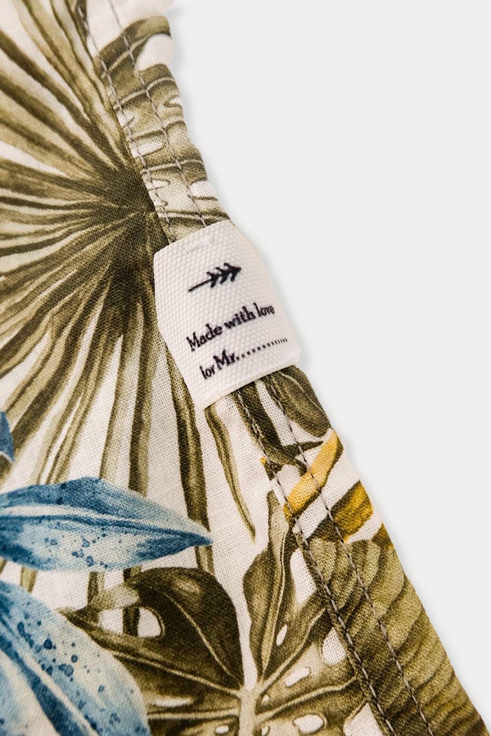 Portofiori CAMICIA FANTASIA MISTO LINO