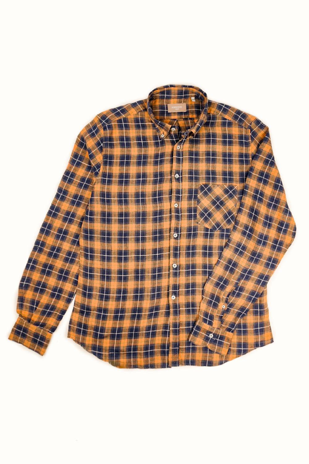 Portofiori CAMICIA FANTASIA MISTO LINO