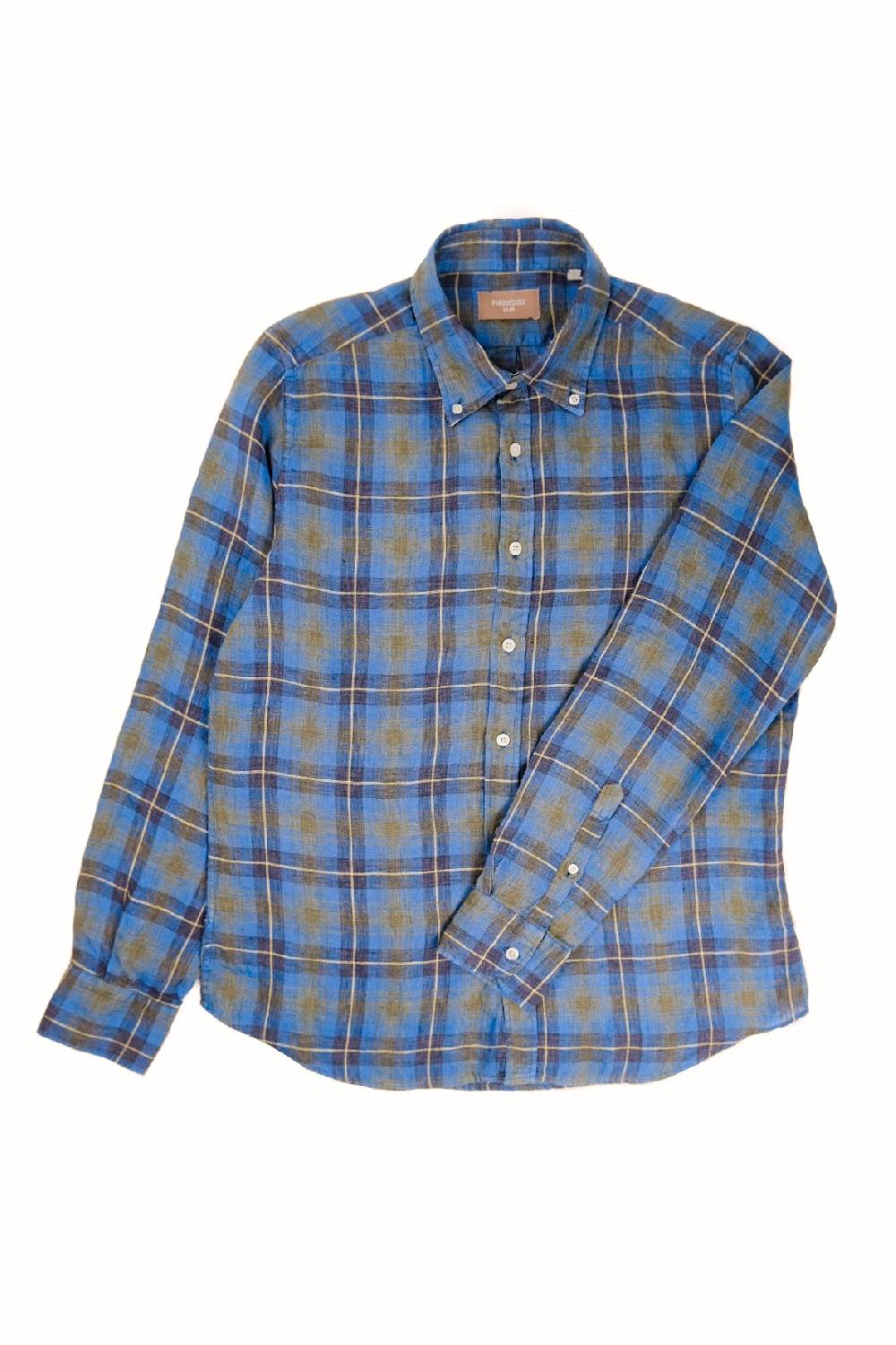 Portofiori CAMICIA FANTASIA MISTO LINO