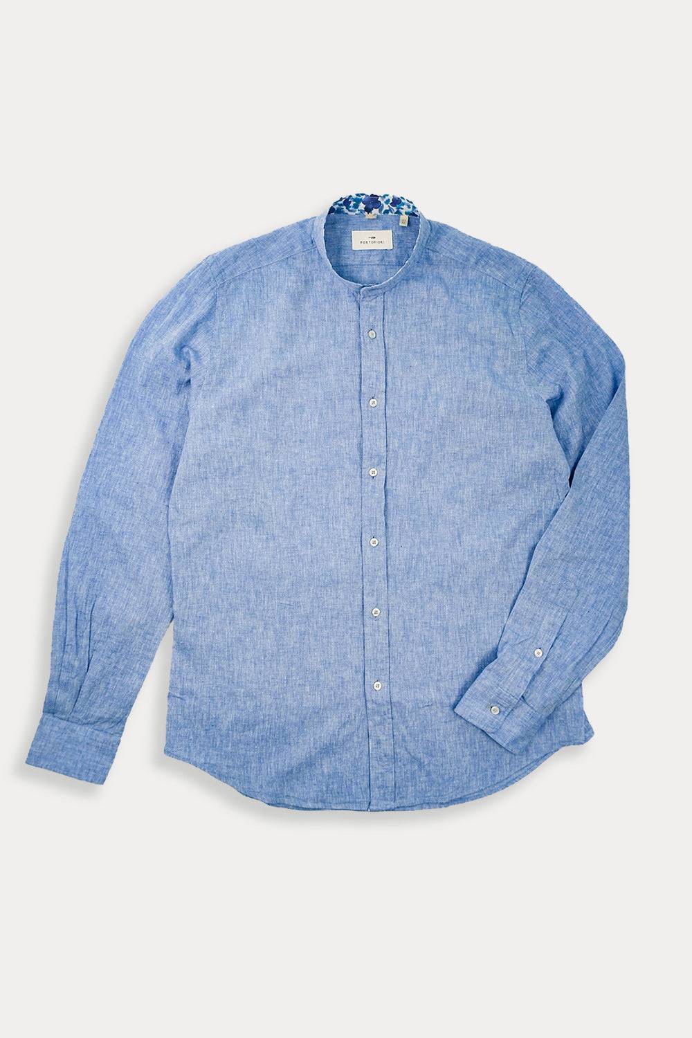 Portofiori CAMICIA KOREA MISTO LINO