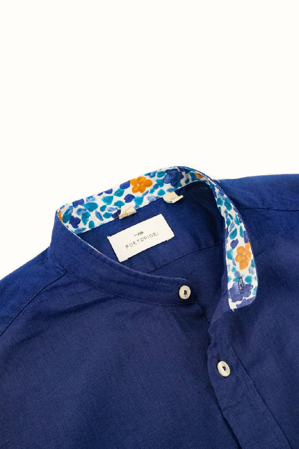 Portofiori CAMICIA KOREA MISTO LINO