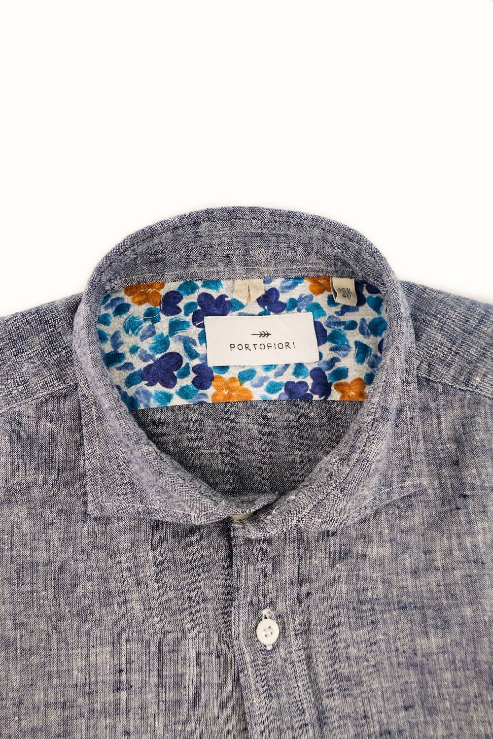 Portofiori CAMICIA MISTO LINO