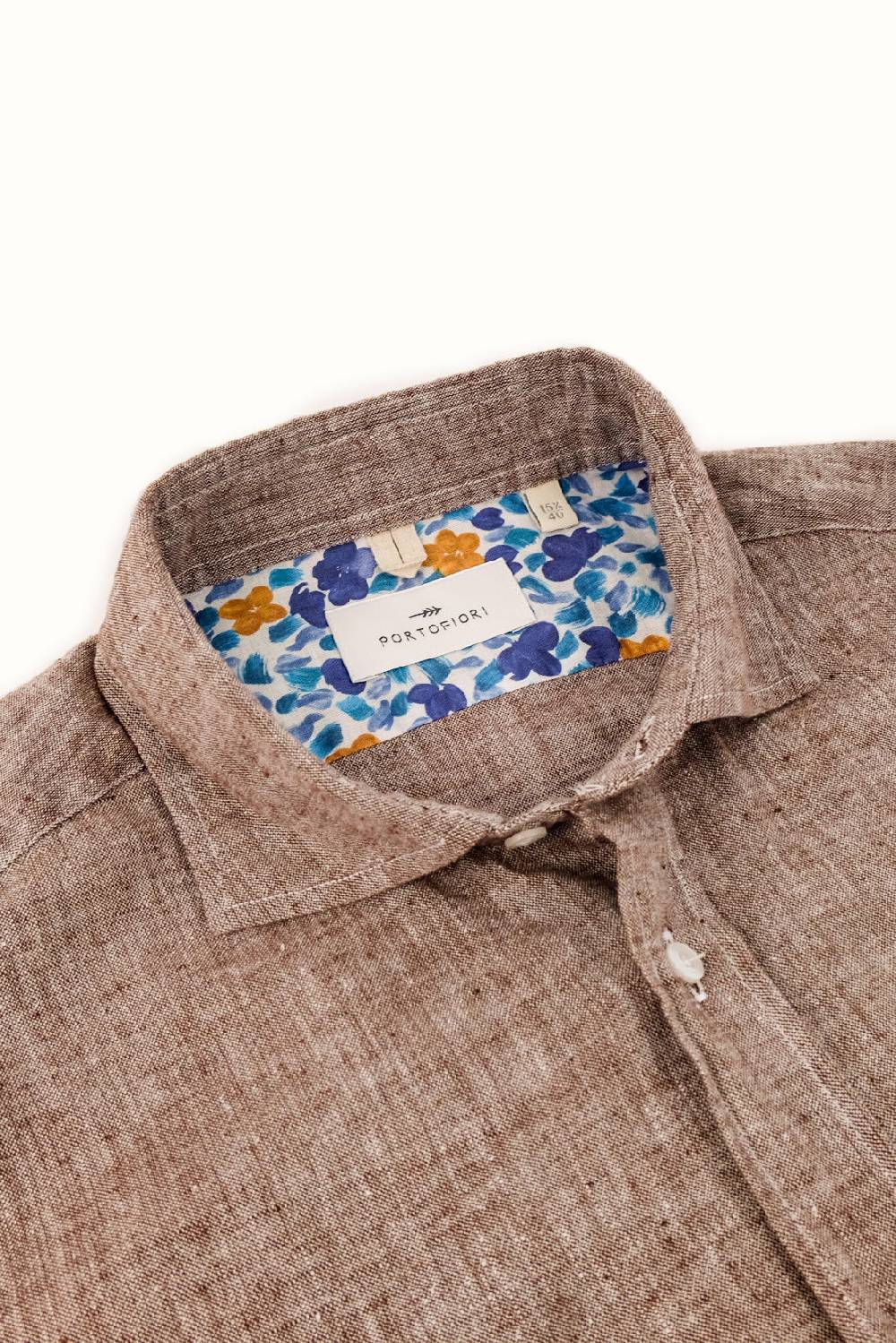 Portofiori CAMICIA MISTO LINO