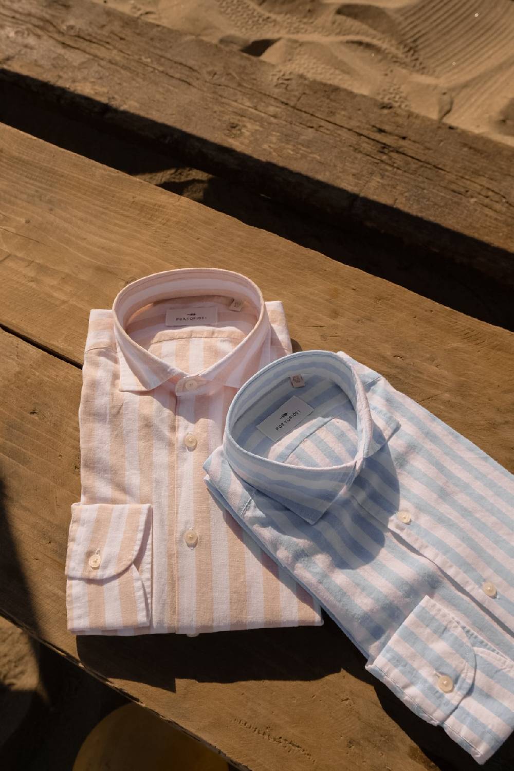 Portofiori CAMICIA RIGATA PURO LINO