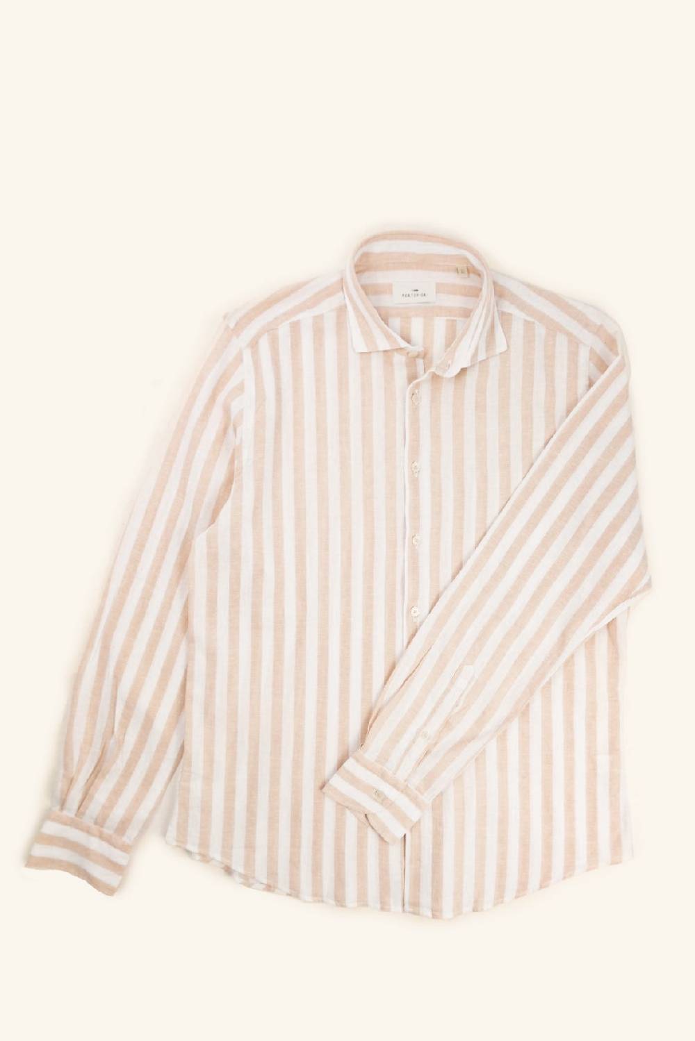 Portofiori CAMICIA RIGATA PURO LINO